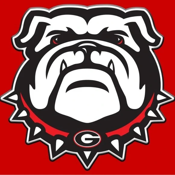 University of Georgia Red Glitter Compact Mirror “G” - Picture 6 of 11